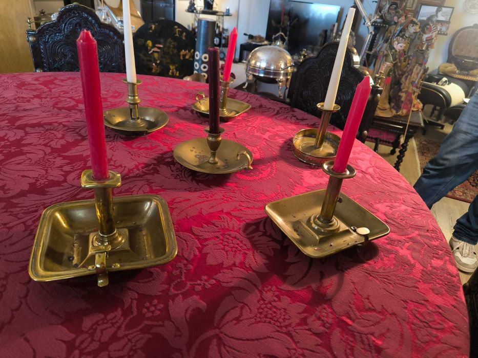 Conjunto de candelabros ingleses
