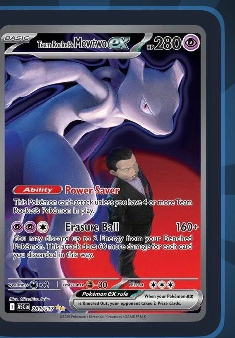 Team Rockets MEWTWO EX