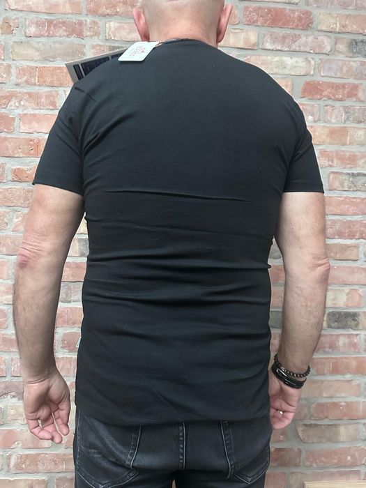 XXL czarny T-shirt meski