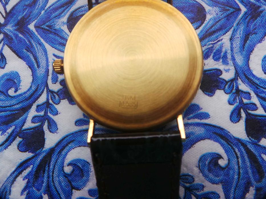Złoty zegarek ancre 14k