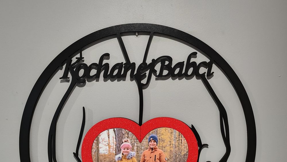 Obraz serce na dłoniach ze zdjęciem