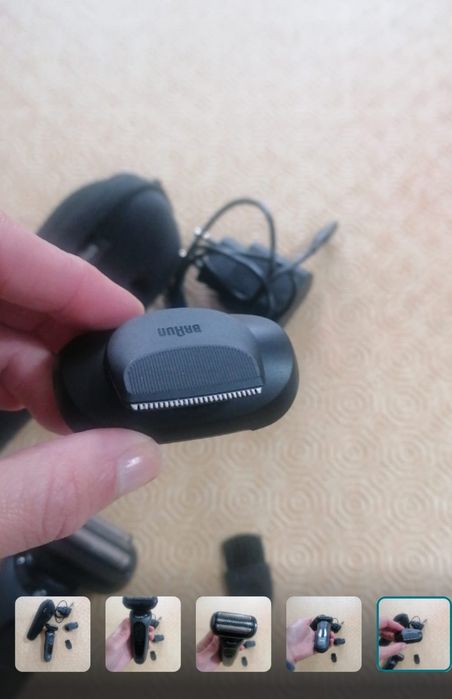 Máquina de Barbear Maquina barbear Braun Series 6 61-N1200S - Preto