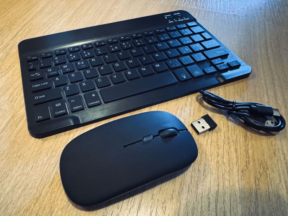 Teclado retroiluminado bt + Mouse rgb 2.4ghz ou bt - portugues - macos, windows, android