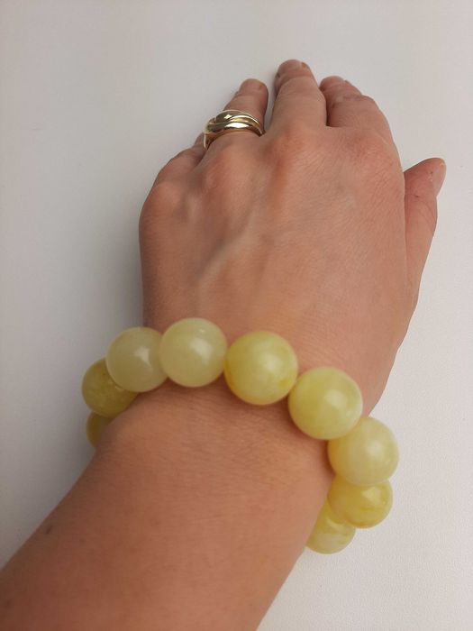 bransoletka z bursztynu