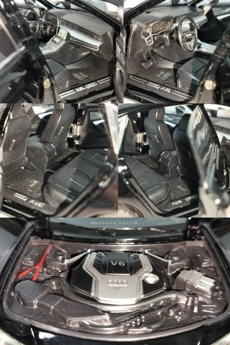 AUDI A6L модель 1:18 Hongsen Model Металл звук свет