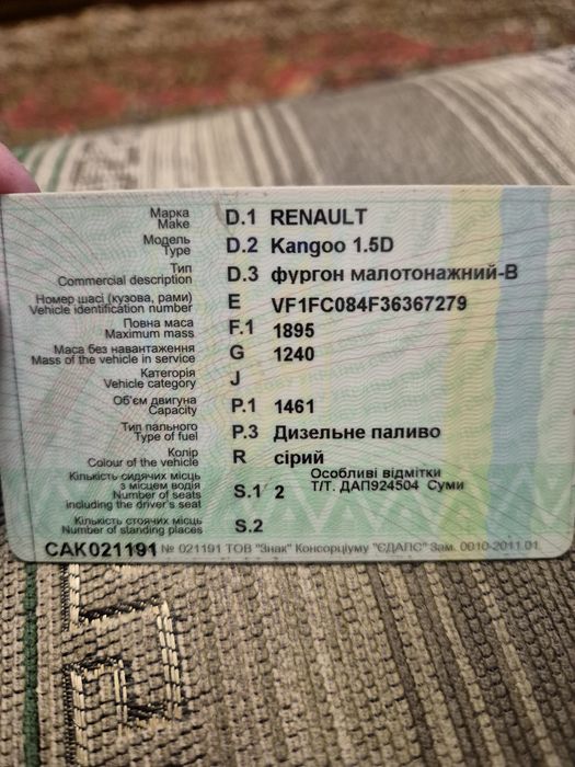 Рено Кенго 2006р. 1.5Td 82кс.