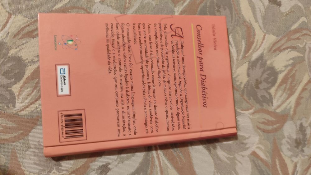 Livro "conselhos para diabéticos"