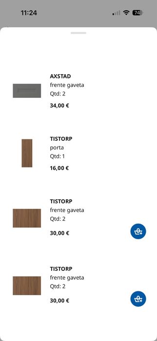 Cozinha ikea nova embalada TISTORP AXSTAD