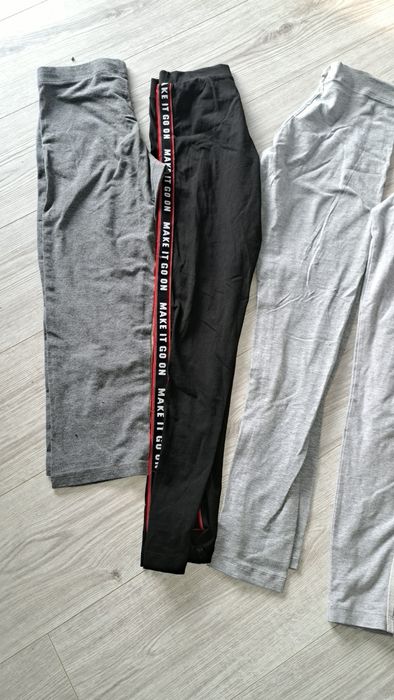 Spodnie getry legginsy dresowe  dla dziewczynki  xs  s