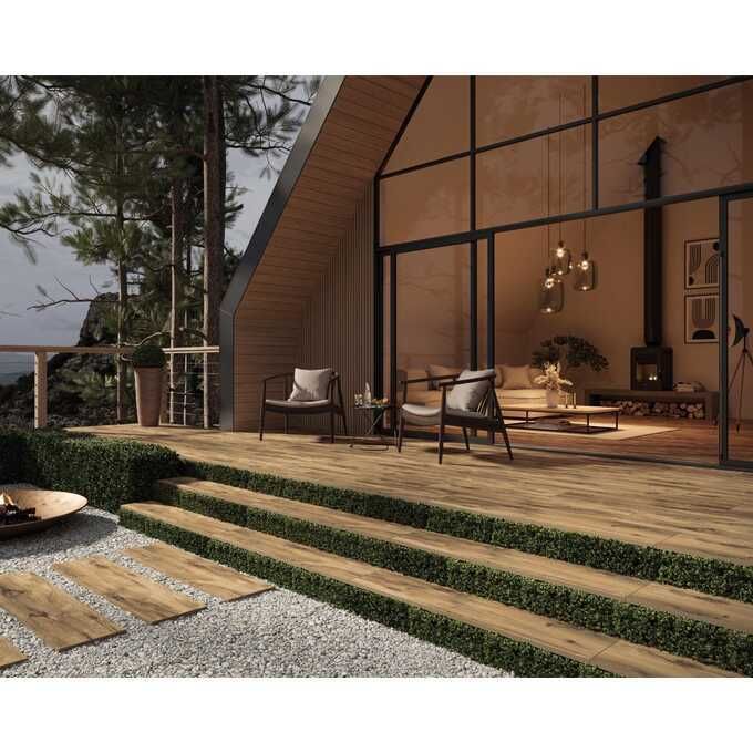 Paradyż Płyta tarasowa Rustland Brown gres 20mm mat. 29,5x119,5 - 20m2