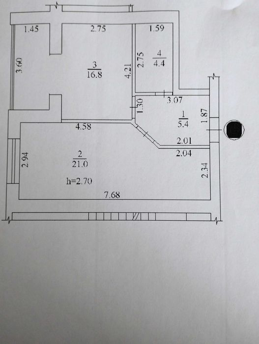 Продаю 1-но кімнатну квартиру в новобудові на Вокзальній