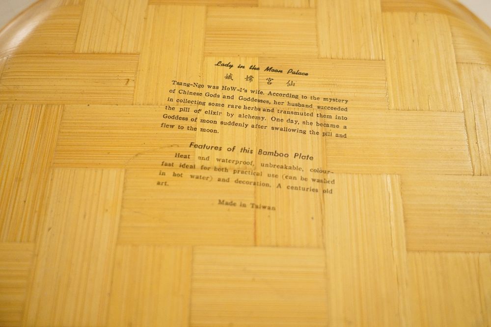 Pratos chineses em Bambu