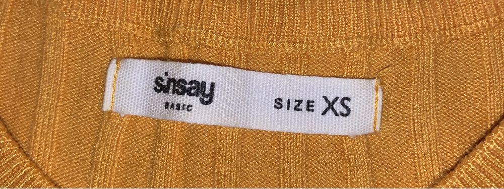 Жовтий/гірчичний жіночий джемпер