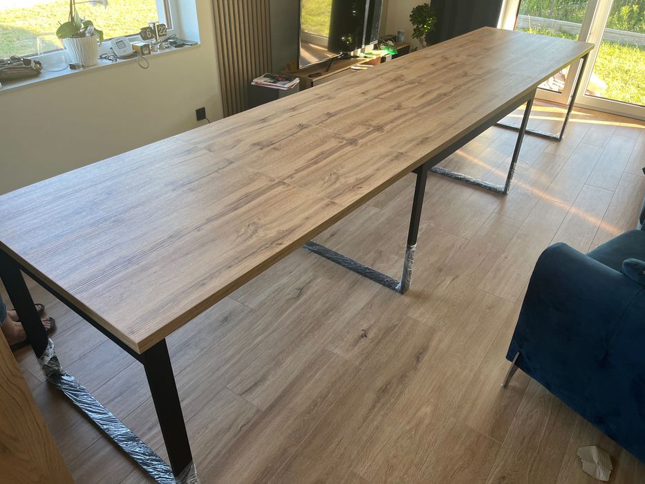 DUŻY RODZINNY STÓŁ LOFT XXL Metalowe Nogi, dowolny wymiar i kolor