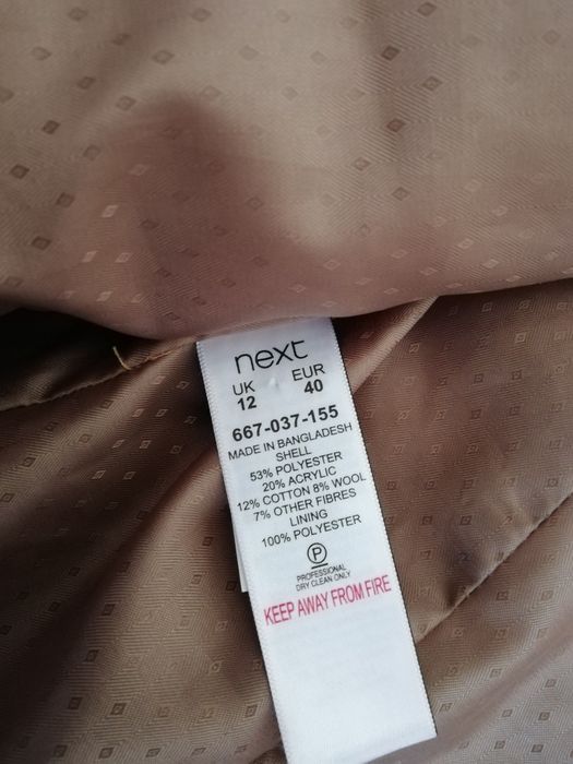 Płaszcz,płaszczyk jesionka Next r 40/42 r L/XL