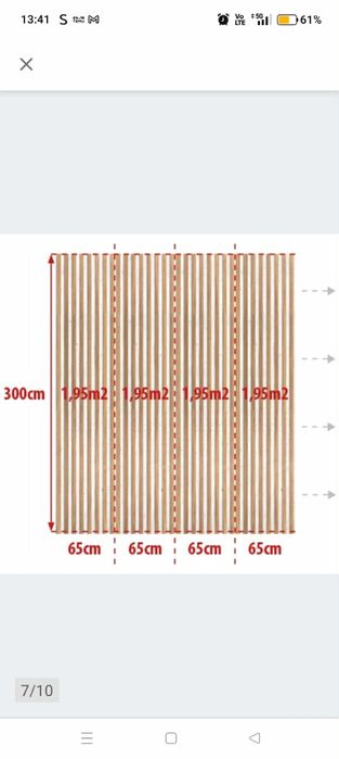 Tapeta lamele na betonie 3d  3szt calosc 160zl