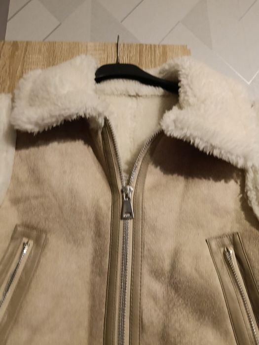 Piękny włoski kożuszek kamizelka j nowa SM