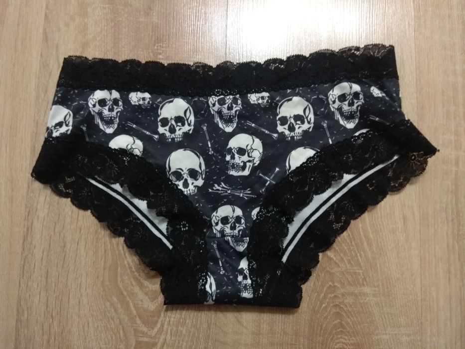 Goth Emo Majteczki z koronką Halloween