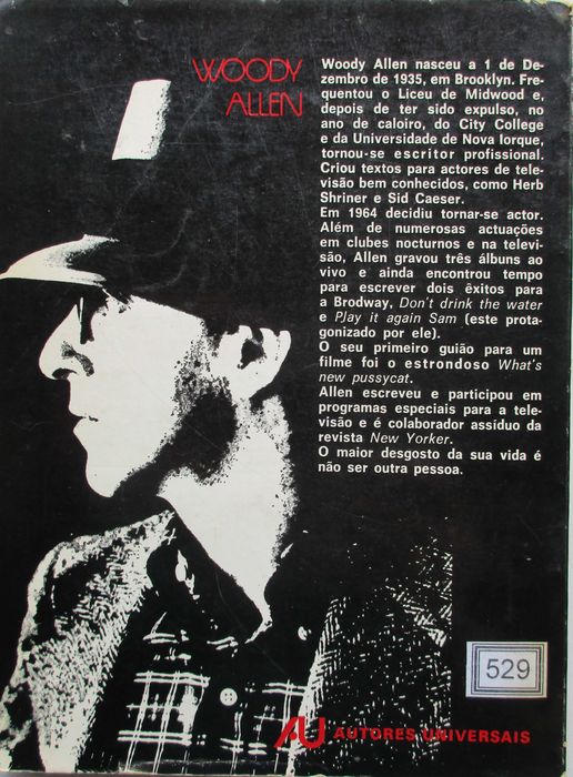 Woody Allen - - - Sem Penas - - - - - Livro