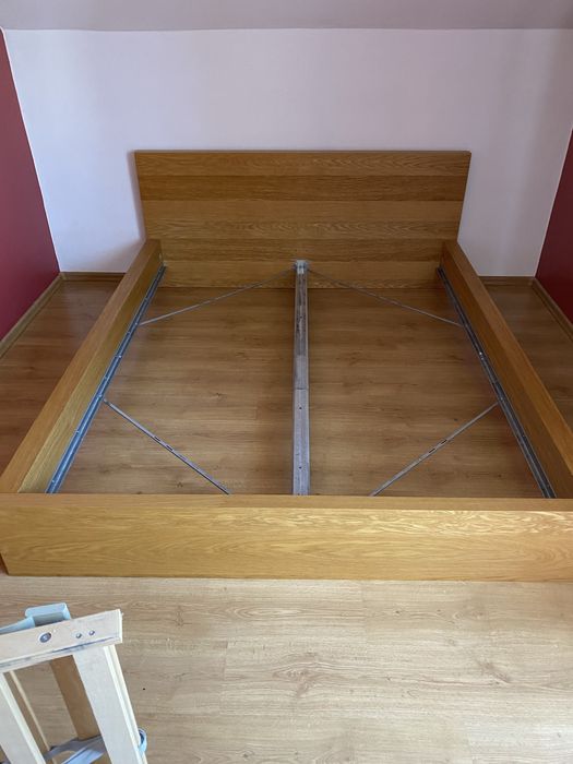 Łóżko Ikea Malm 160x200 rama i regulowane stelaże