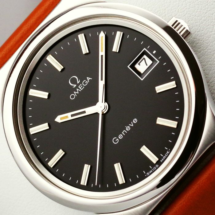 OMEGA stalowa lata 70. - zegarek vintage militarny styl cal.1030 SWISS MADE