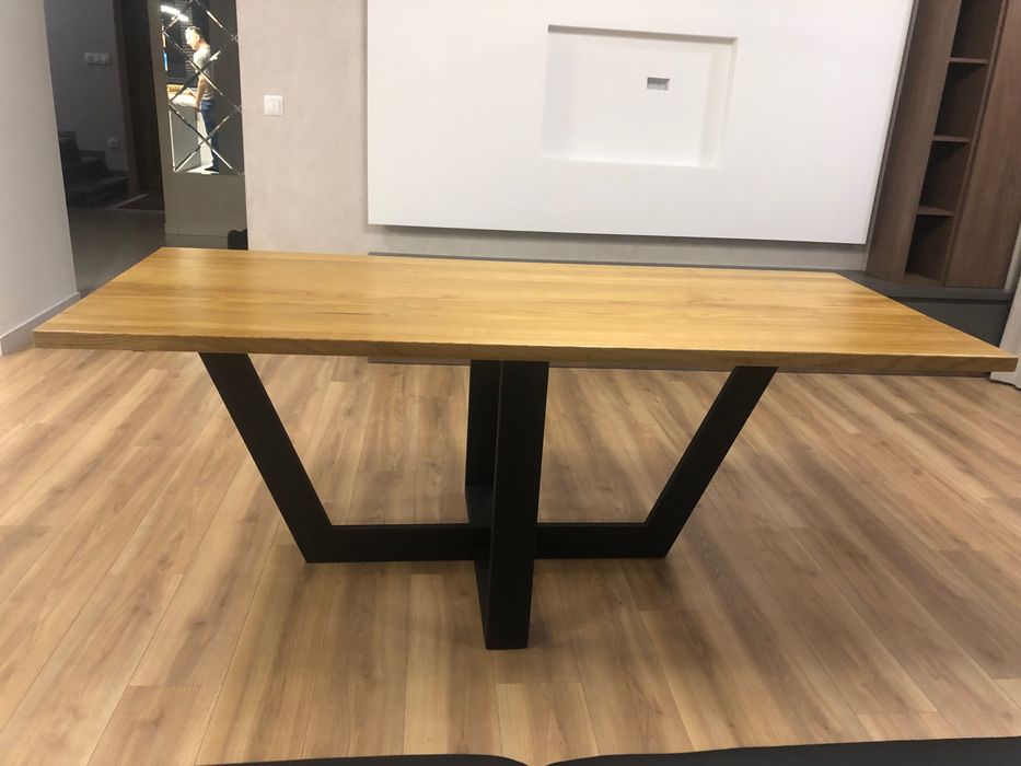 Stół loftowy z litego jesionu 200x85