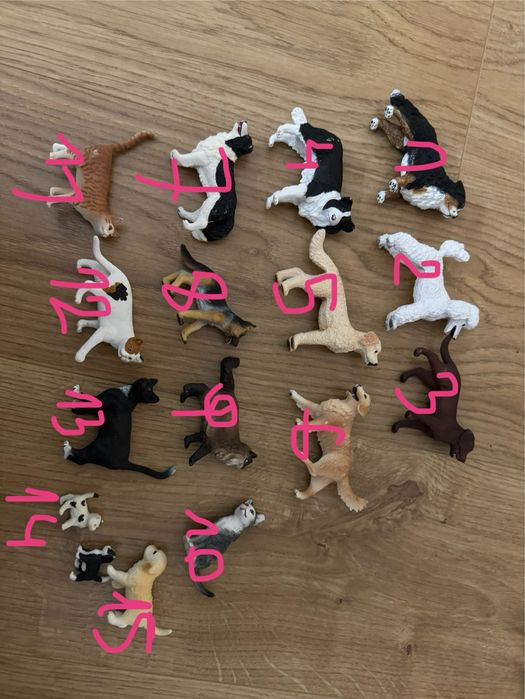 zwierzeta schleich pieski, kotki