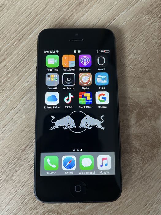 Iphone 5 dziala bez icloud zmodowany kondycja 91%