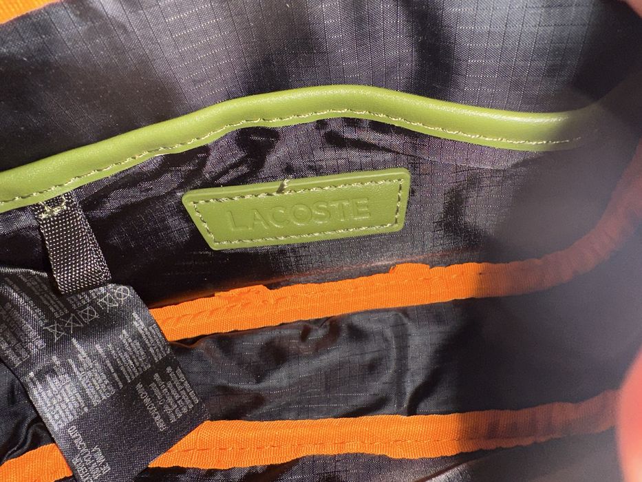 Torebka Lacoste oliwkowa