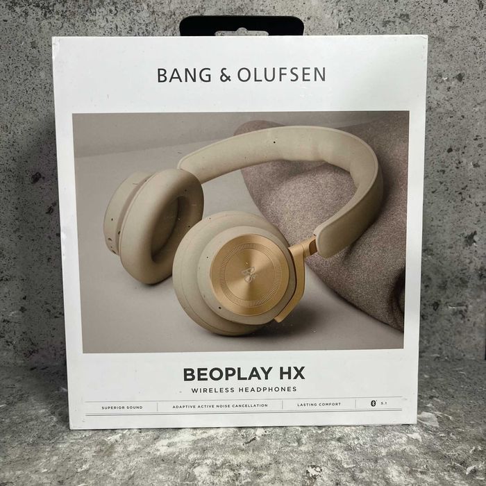 Słuchawki bezprzewodowe wokółuszne Bang & Olufsen Beoplay HX Gold | Firma |