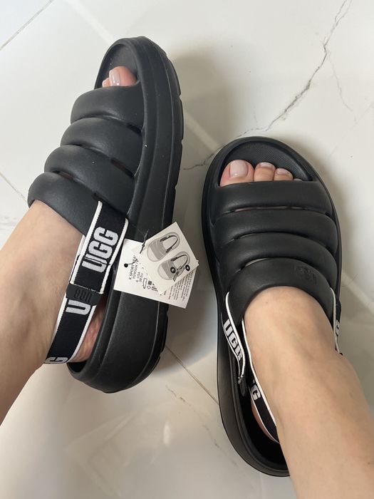 Ugg санділі , босоніжки , шльопанці чорні
