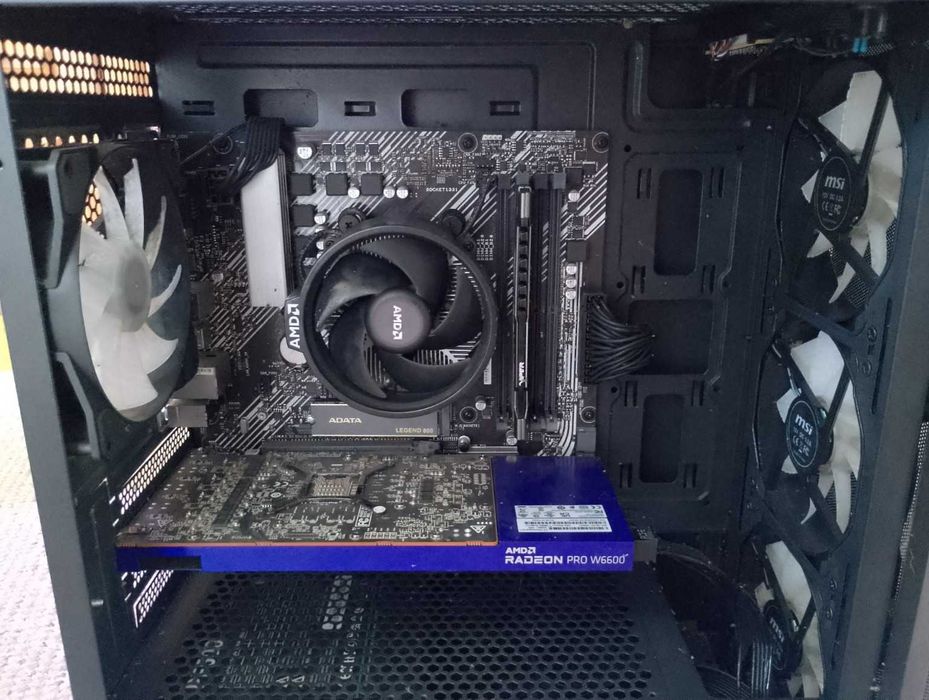 Komputer Ryzen 5 3600 | Radeon Pro W6600 8GB | 16GB RAM | SSD 1TB