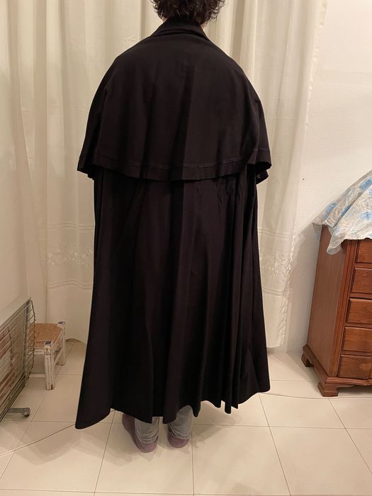 Capa preto fazenda unissexo quente para inverno