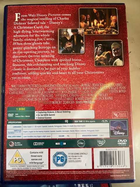 Um Conto de Natal com Jim Carrey de Robert Zemeckis