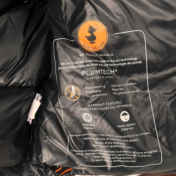 Bezrękawnik z kapturem Save The Duck czarny Okazja !