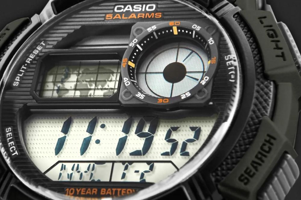 zegarek męski casio ae-1000w-3avdf + box