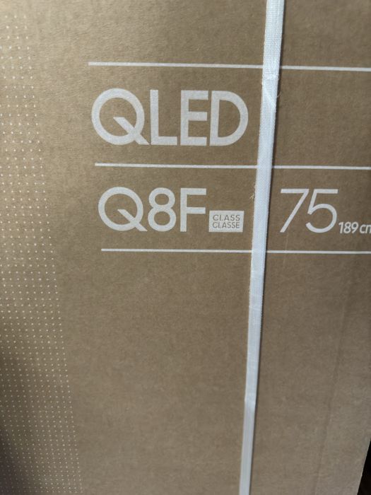 Телевізор Samsung 75q8f Qled Новий Гарантія 1 Рік