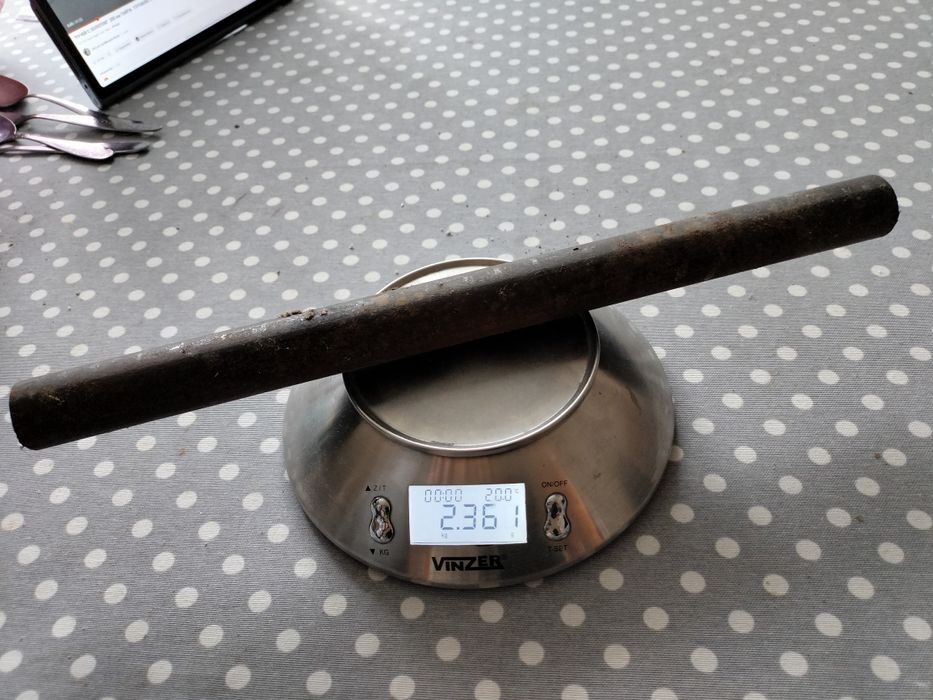 Стальний, металічний прут, заготовка, 2 шт, 30мм