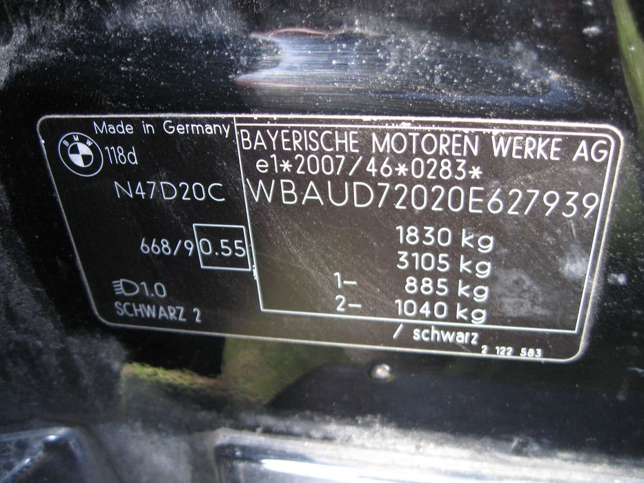 bmw e90 e87 x3 e81 e92 silnik n47 2.0d n47d20c