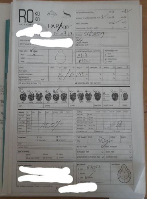 POZNAŃ - Topper z naturalnych włosów dziewiczych słowiańskich