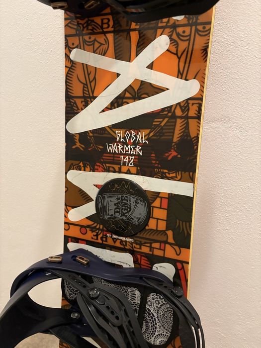 Snowboard Bateleon + Fixações Flux