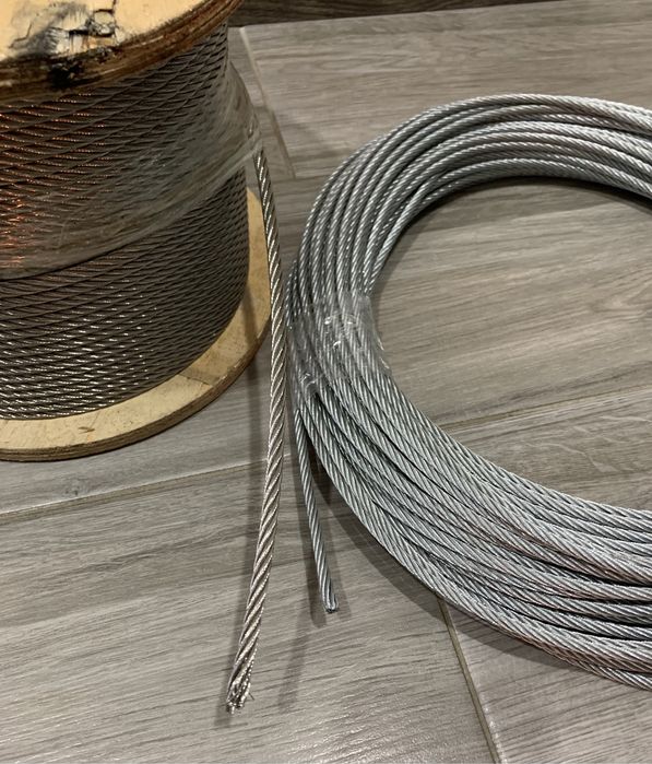 Трос стальний оцинкованний / зажим для трос оцинкованный Германия