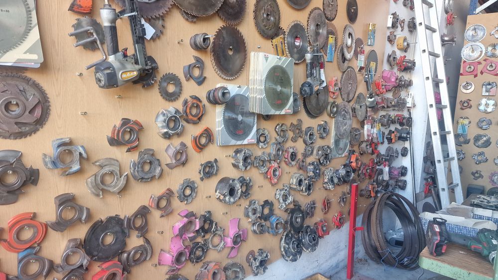 Freses para tupias áreas de carpintarias