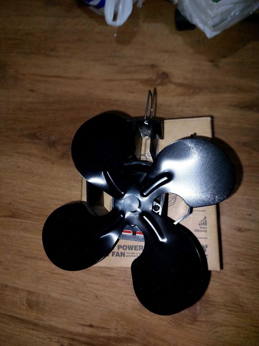 Термо вентилятор для каміна, обдув каміна, котла, кулер для буржуйки