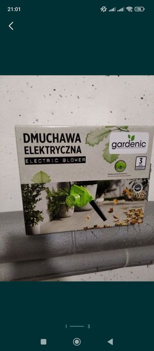 Elektryczna dmuchawa do liści 400w do ogrodu odbiór osobisty lub wysył