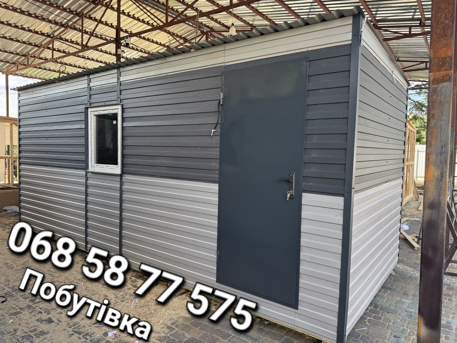 Новая бытовка 6×2,4 м – на выбор каркас, утепление, электрика, окна!