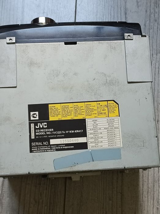 Магнітола JVC KW-XR417 2din