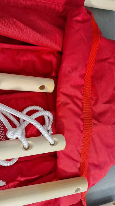 Huśtawka hamak dla dzieci Roba do 30 kg czerwona 0+ 60x30 cm