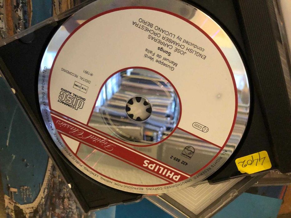 Verdi - Falla - Songs Canzoni Canciones Songs Cd Germany, cd