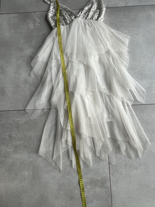 Zmyslowa elegancka cekiny sukienka